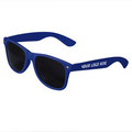 Royal Blue Retro Tinted Lens Sunglasses